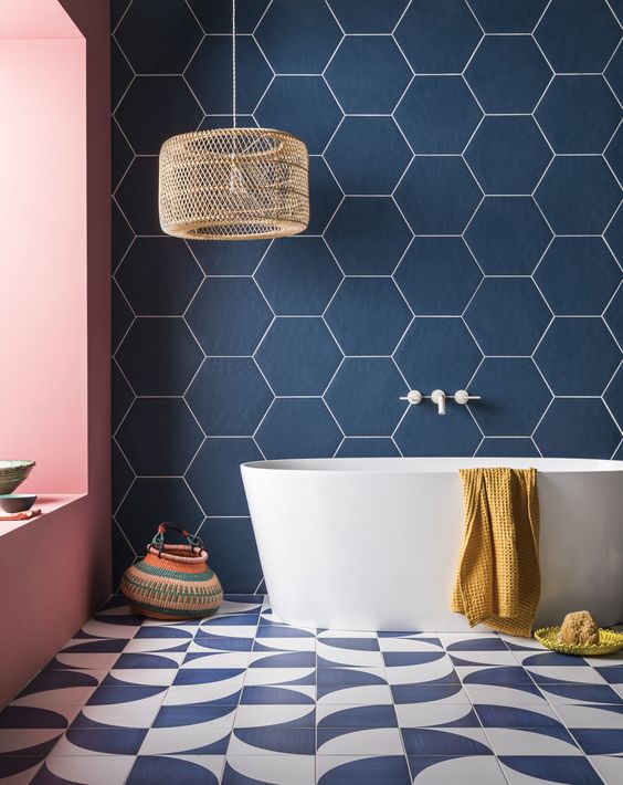 hexagonal tiles