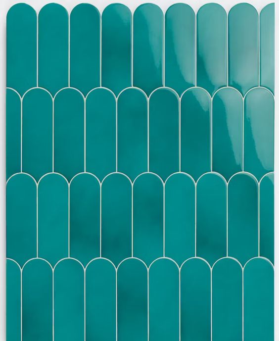 teal blue tiles