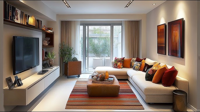 12 Simple Indian Middle Class Living Room Designs that Combine Comfort and Style