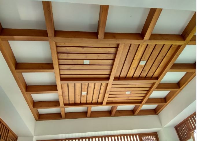 Handmade Wooden POP Design for Roof