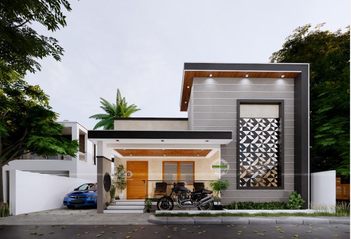 Modern Style Simple Village House Design