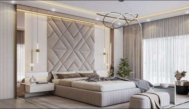 The Upholstered Bedroom Wall decor as a Design Statement