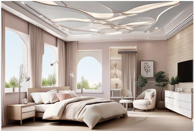 false ceiling for bed room