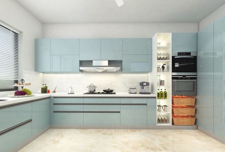 sky-blue-modular-kitchen