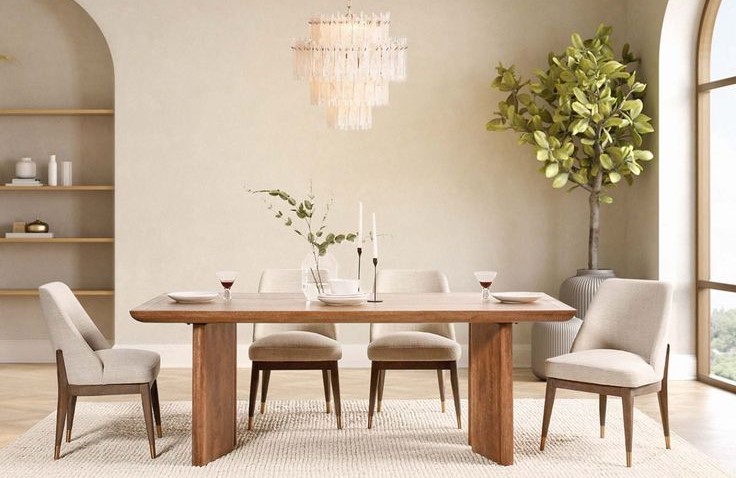 Modern Minimalist Style Dining Room