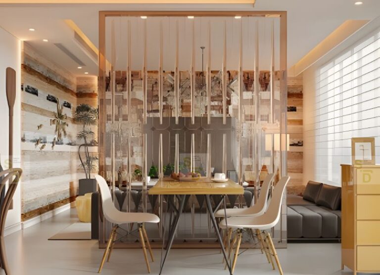 Open-Plan-Living-and-Dining-with-Glass-Divider