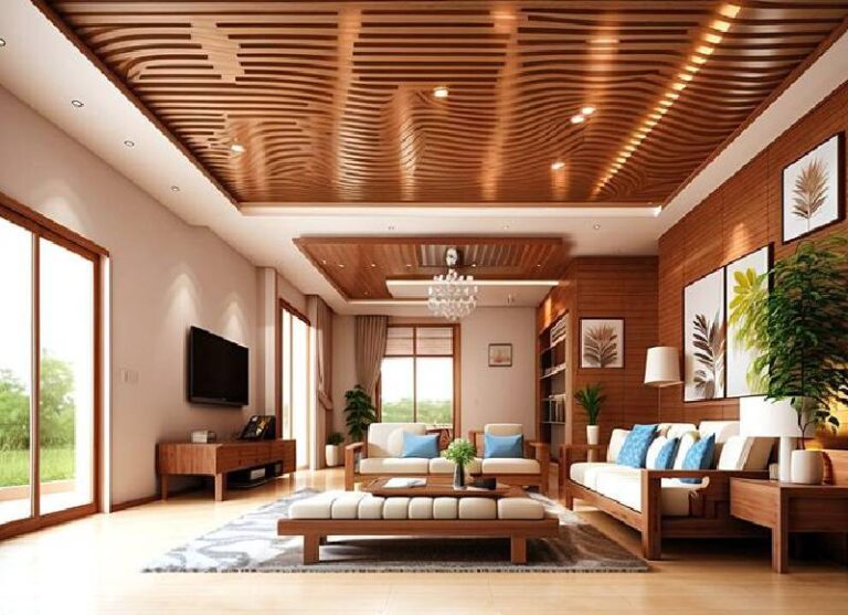 Wavy-Wooden-Slat-Ceiling