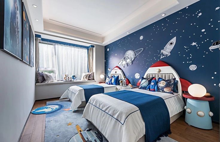 A Space Themed Bedroom