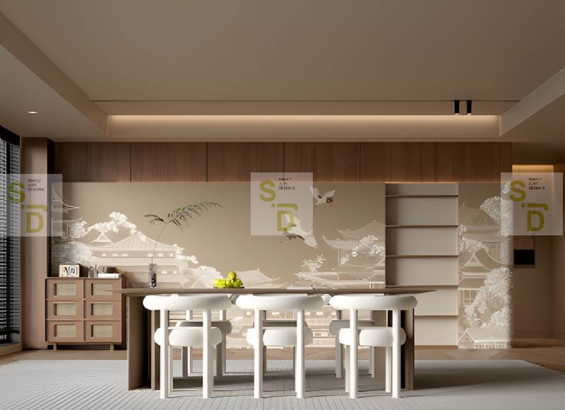 Contemporary Asian Dining Room