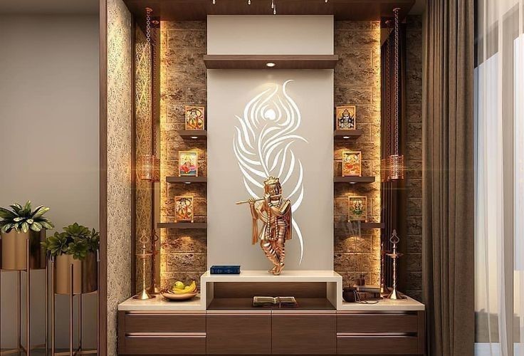 Custom Designed Puja Unit