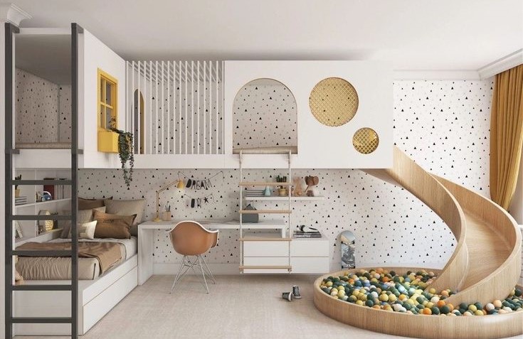 Kids Bedroom With Plenty Of Storage