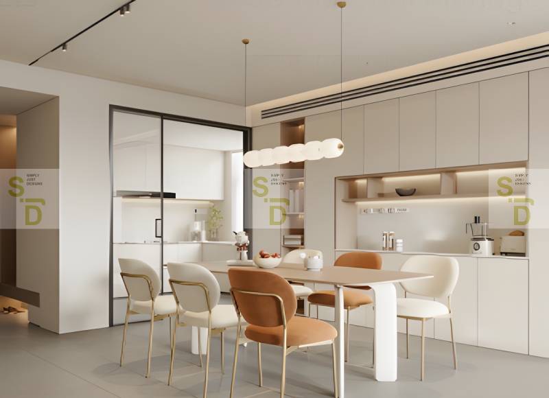 Modern Open Plan Dining Area