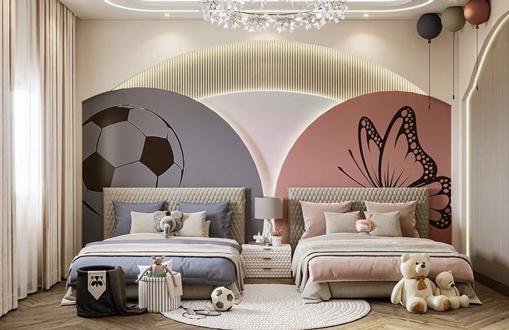 Using Artwork As Wall Decor For Kids Bedroom Interior Design