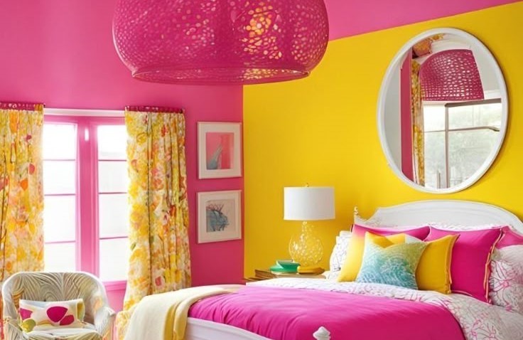 Yellow And Magenta