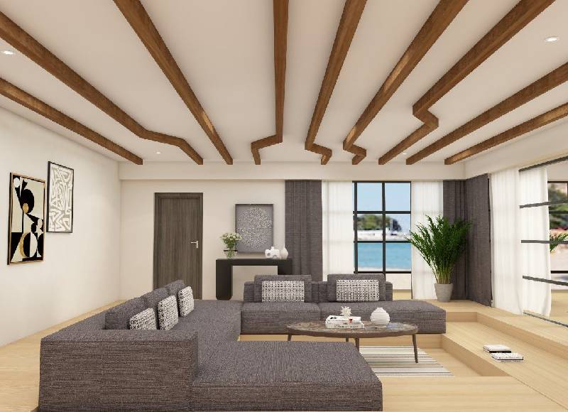 Zig Zag Beam False Ceiling